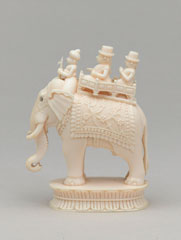 White queen, chess piece, India, 1820 (c)
