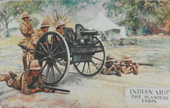 'India Army The Planters Corps', postcard, 1916
