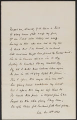 Letters sent from Major General Water Newman to Miss Emma Brown, 1860