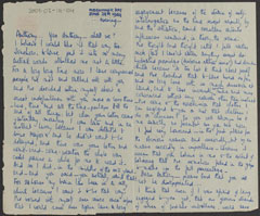Letter from Valerie Erskine Howe to Major Anthony Ryshworth-Hill, 24 June 1944