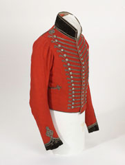 Short frogged officers' jacket worn by Colonel Charles Herries, Light Horse Volunteers of London and Westminster, 1813 (c)