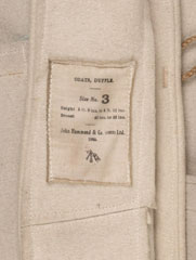 Duffle coat, universal pattern, dated 1944