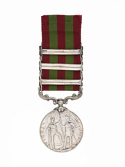 India Medal 1895-1902 with 3 clasps awarded to 'Jimson' the mule, 1895-1902