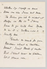 Manuscript letter written by Major John Francis Burn-Murdoch, Royal Dragoons, to his parents, 29 December 1895