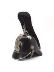 Officers' helmet, Royal Jersey Militia Rifle Company, 1854 (c)