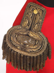 Pair of epaulettes worn by Colonel K Young, Judge-Advocate-General, 1855 (c)