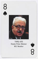 'Iraq Pack', a set of 'Most Wanted' Iraqis playing cards, 2003