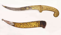 Khanjar dagger obtained by Lieutenant (later Major) William Hodson at Delhi, 1857