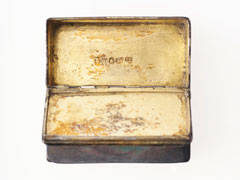 Snuff box from the mess plate of the 88th Connaught Rangers, 1793 (c)