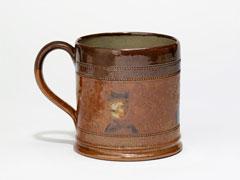 Mug commemorating British leaders and successes of the Boer War, 1902 (c)