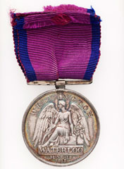 Waterloo Medal 1815, William Burman, 23rd Regiment of Light Dragoons