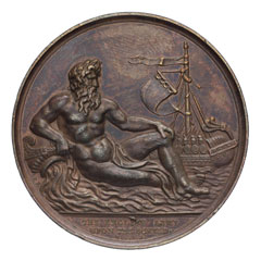 Medal commemorating the British Army in the Netherlands (1815), 1820.