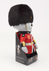 Olympic Games mascot 'Wenlock' in a Foot Guards uniform, 2012