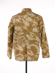 Desert disruptive pattern combat jacket worn by Corporal Mark Hardy, 2004 (c)