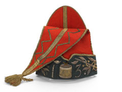 Drummers' mitre cap, 13th Regiment of Dragoons, 1751