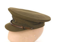 Forage cap worn by Captain George Johnson, 2nd Battalion The Duke of Cambridge's Own (Middlesex Regiment), on 1 July 1916