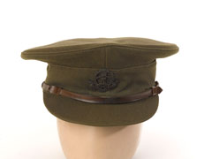 Forage cap worn by Captain George Johnson, 2nd Battalion The Duke of Cambridge's Own (Middlesex Regiment), on 1 July 1916