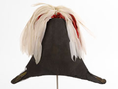 Army Staff cocked hat worn by Field Marshal Arthur Wellesley, 1st Duke of Wellington, 1846 (c)