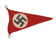 Nazi car pennant, 1945 (c)