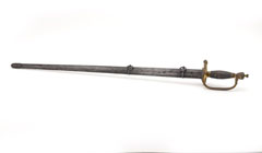 Scabbard for Infantry officer's Pattern 1796 sword, Ensign Charles Simpson, 3rd Regiment of Foot Guards, 1815