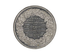 Medal commemorating the Duke of Wellington, 1828