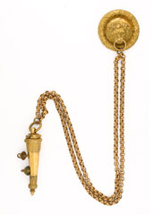 Whistle and chain, 26th (Baluchistan) Regiment of Bombay Infantry, pre-1901