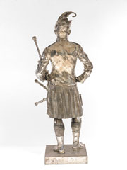Statuette of Piper Findlater VC, 1st Battalion Gordon Highlanders, 1897