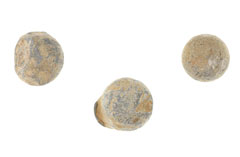 Musket balls retrieved from the Waterloo battlefield, 1815
