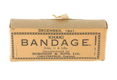 Khaki bandages, 1942
