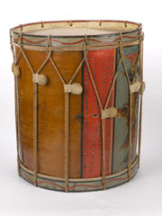 Bass drum, East Kent Local Militia, 1801