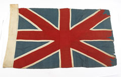 Union Flag made at Chitral during the siege, 1895
