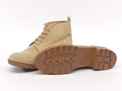Pair of ankle boots, desert, chukka style, 1990 (c)