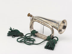 Presentation bugle, 2nd Battalion Prince of Wales's Leinster Regiment (Royal Canadians), 1911