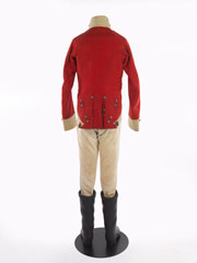 Short tailed coatee, Lieutenant Starkey Hyde Wilkinson, 77th (East Middlesex) Regiment of Foot, 1812 (c)