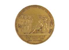 Gold medal commemorating the Coronation of King George IV, 1821