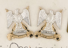 Collar badge, The Royal Scots Dragoon Guards (Carabiniers and Greys), 1971