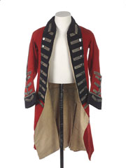 Coat worn by Colonel John Baker Holroyde, 1st Earl of Sheffield, 21st Light Dragoons (Royal Forresters), 1762 (c)