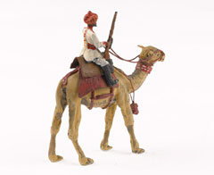 Model mounted Indian sowar of the Bikaner Camel Corps, 1905 (c)