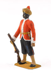 Model soldier, a sepoy of the 101st Grenadiers