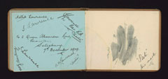 Service autograph album, 1919