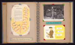 Women's Royal Army Corps scrapbook, 1957