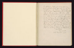 Manuscript notebook containing copies of letters by Colonel John Oldfield, compiled in December 1844