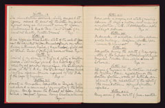 Manuscript notebook containing copies of letters by Colonel John Oldfield, compiled in December 1844