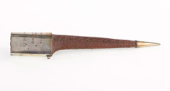 Pesh-kabz knife scabbard, presented to Sir Claude Auchinleck, Commander-in-Chief in India