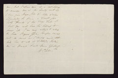 Manuscript letter from Lieutenant William Cowper Coles, 4th (Queen's Own) Dragoons, sent to his father, 6 January 1810