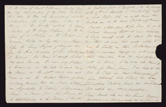 Manuscript letter from Lieutenant William Cowper Coles, 4th (Queen's Own) Dragoons, sent to his father, 7 January 1810