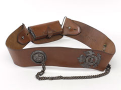 Pouch belt, officer, Colonel Norman Meredith Geoghegan, 29th Regiment (7th Burma Battalion) of Madras Infantry, 1901 (c)