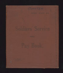 Soldier's Service and Pay Book (Army book 64 Part I) belonging to Georgina J Baxter, Women's Army Auxiliary Corps