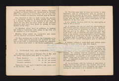 Rules of membership, Service Women's Club, July 1949