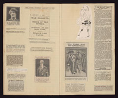 Scrapbook relating to the services of Dame Florence Simpson, 1916-1920